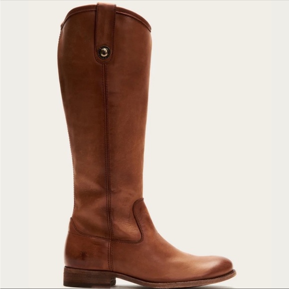Frye Shoes - NWT Frye Marissa Medallion Inside Zip Tall Boot In Cognac Sz 6